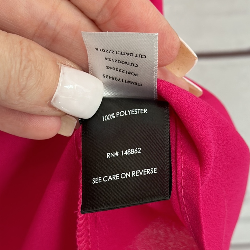 Torrid Pink Chiffon Flutter Sleeve Top Size 2x - image 8